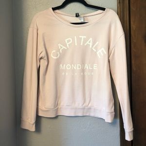 French themed pullover